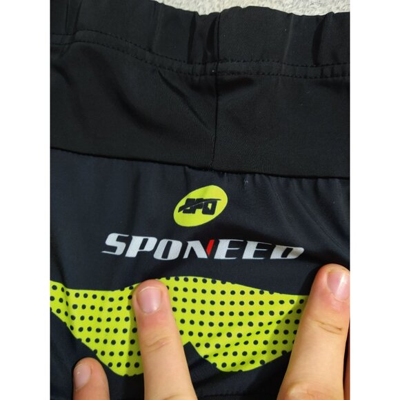 Sponeed Cycling Shorts Mens Small Black Padded Biking Bike Compression - Picture 8 of 10